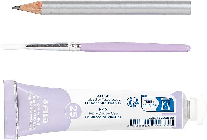 FIL TEMPERA GIOTTO 7/SET, CULORI PASTEL 7*21ML CANDY COLLECTION 302100 [3]