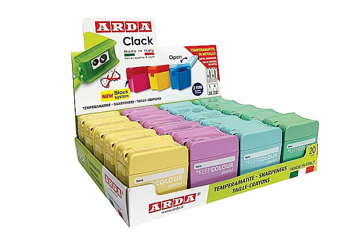 ARD ASCUTITOARE DUBLA CLACK DIVERSE CULORI PASTEL TE800KCPSC [2]