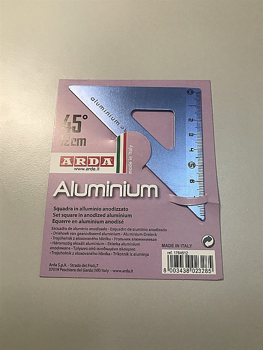 ARD ECHER ALUMINIU 45 GRADE/12CM 178SQ/1784512 [1]