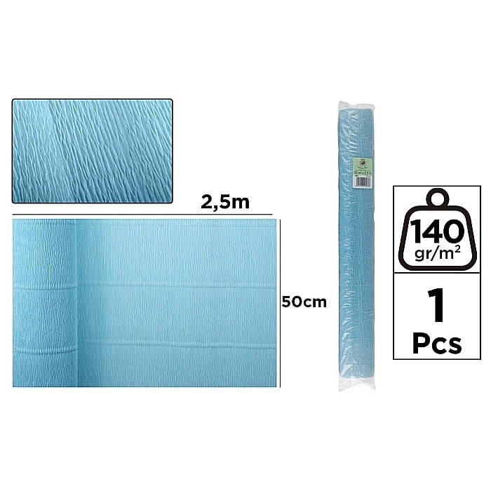 HARTIE CREPONATA FLORISTICA IPB 50*250CM 140GR TURCOAZ PF956 [1]