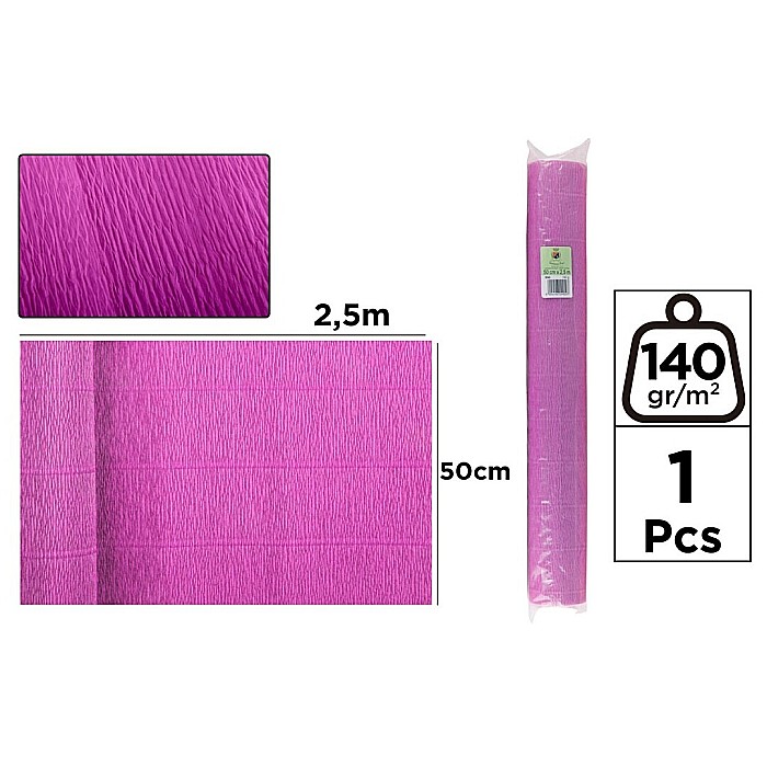 HARTIE CREPONATA FLORISTICA IPB 50*250CM 140GR VIOLET PF990 [1]