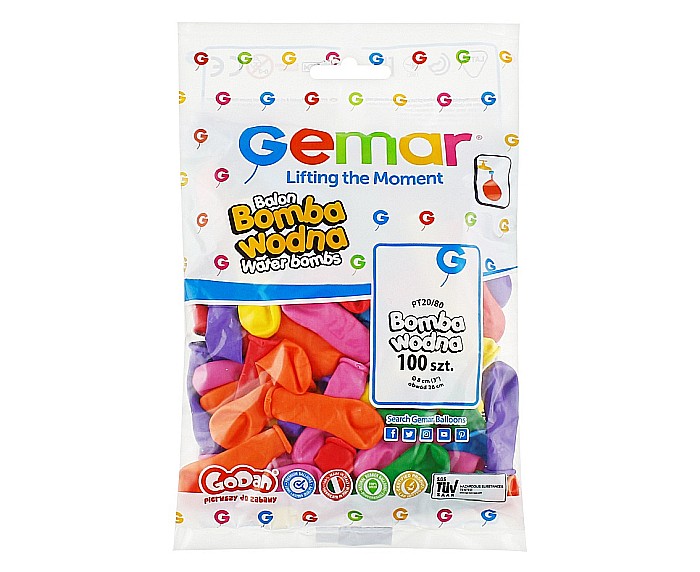 GOD BALOANE WATER BOMB MULTICOLORE 100/SET PT/20 [3]