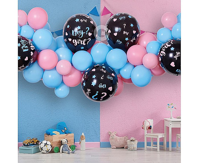 GOD GHIRLANDA DIN BALOANE GEMAR DIY He or She, 2m, 65/set 031362 [2]