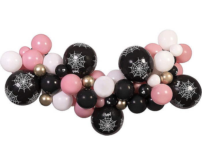 GOD GHIRLANDA DIN BALOANE DIY Halloween, pink, 3m, 65pcs 031782 [1]