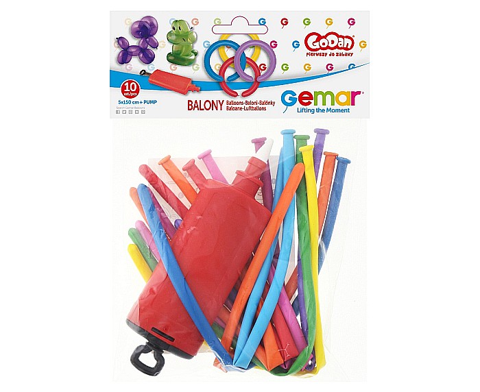 GOD BALOANE DE MODELAT PREMIUM + POMPA 10/SET CULORI PASTEL GB/PG14 [2]