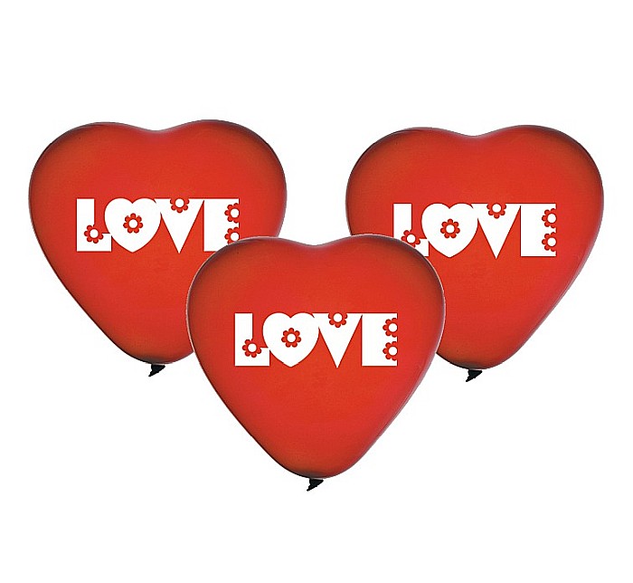 GOD BALOANE Premium Balloons, 30cm, Love Hearts, 5/set CRS/P149 [1]