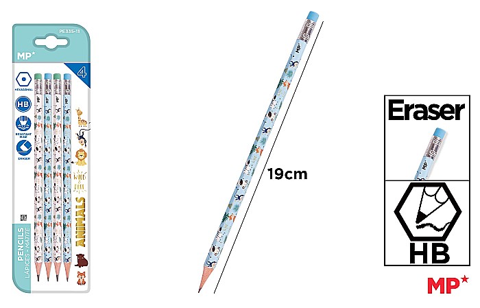 CREION GRAFIT IPB HB CU RADIERA 4/SET ANIMALUTE PE335-11 [1]