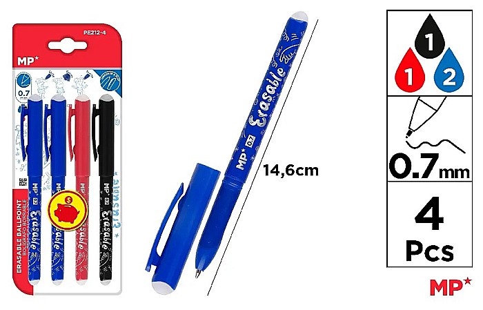 PIX CU RADIERA IPB 0.7MM 4/SET PE212-4 [1]