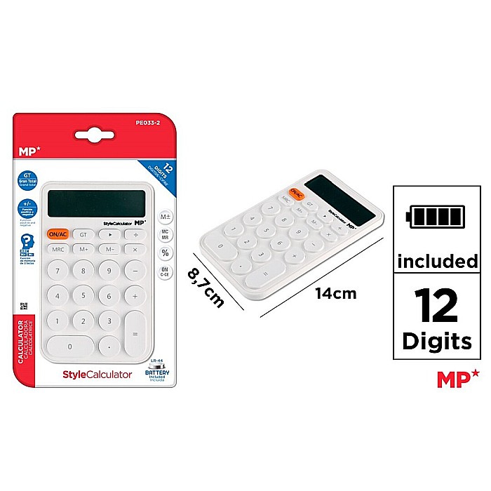 CALCULATOR STYLE IPB 12DIG ALB PE033-2 [1]
