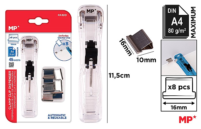 CAPSATOR IPB CU CLIPS 16*10MM MECANISM METALIC 8 PIESE PA109 [1]