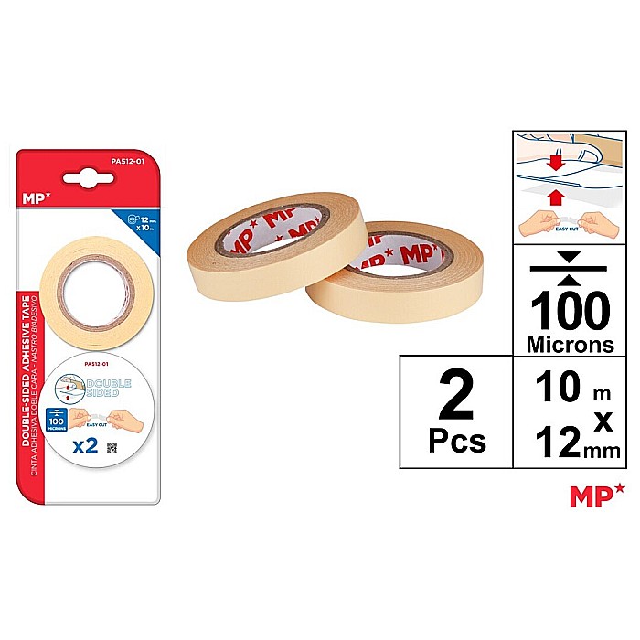 BANDA DUBLU ADEZIVA IPB 12MM*10M 2/SET PA512-01 [1]