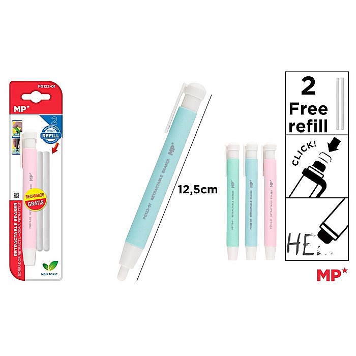 RADIERA IPB TIP CREION + 2 REZERVE CULORI PASTEL PG122-01 [1]