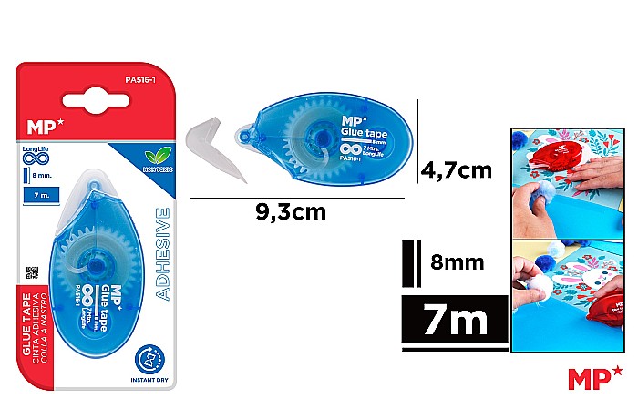 BANDA DUBLU ADEZIVA CU DISPENSER IPB 8mm/7m PA516-1 [1]