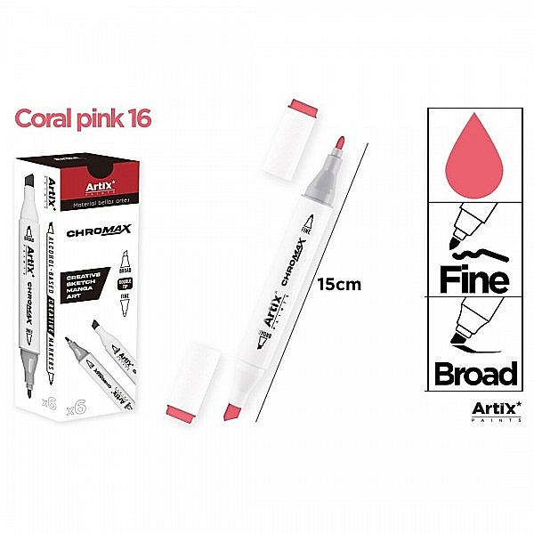 ART MARKER IPB 2 CAPETE ROSU CORAL DESCHIS 16 PP915-16 nn [2]