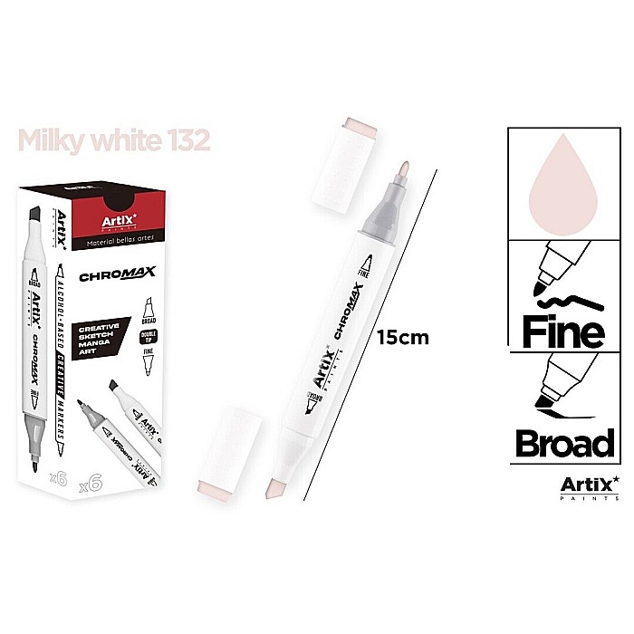 ART MARKER IPB 2 CAPETE MILKY WHITE 132 PP915-19 nn [1]