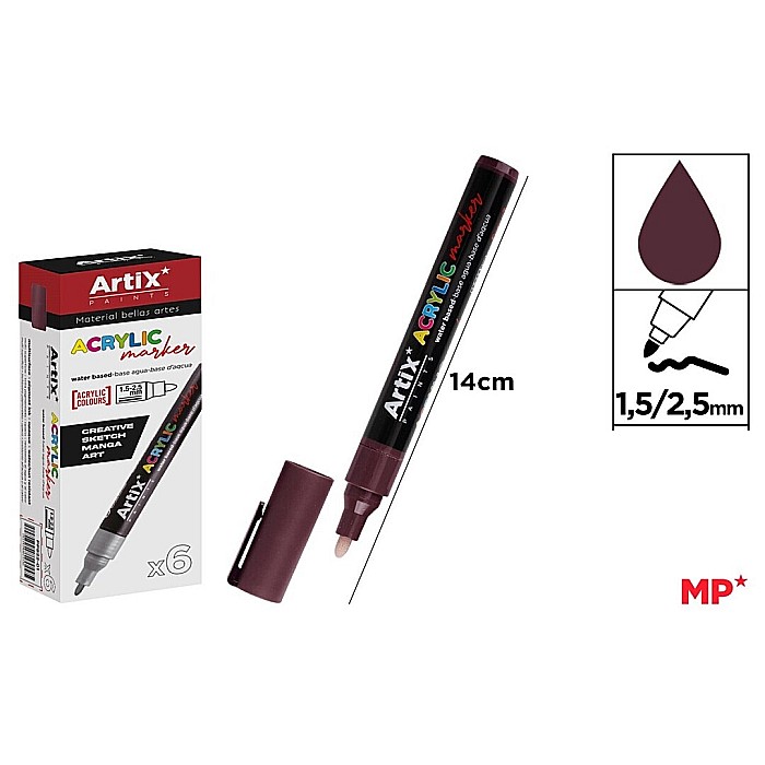 MARKER ACRILIC IPB 1.5-2.5MM GRANIT PP922-04 [1]