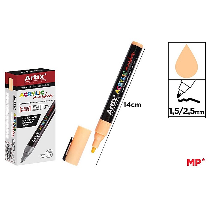 MARKER ACRILIC IPB 1.5-2.5MM VANILIE PP922-10 [1]