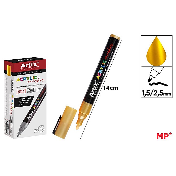 MARKER ACRILIC IPB 1.5-2.5MM AURIU PP922-28 [1]