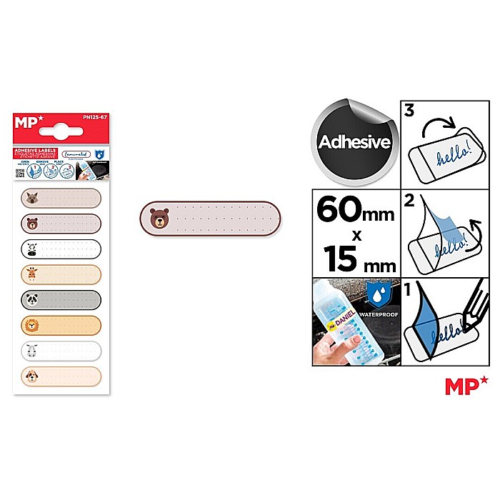 ETICHETE ADEZIVE IPB 60*15MM ANIMALE, WATERPROOF PN125-67 [1]