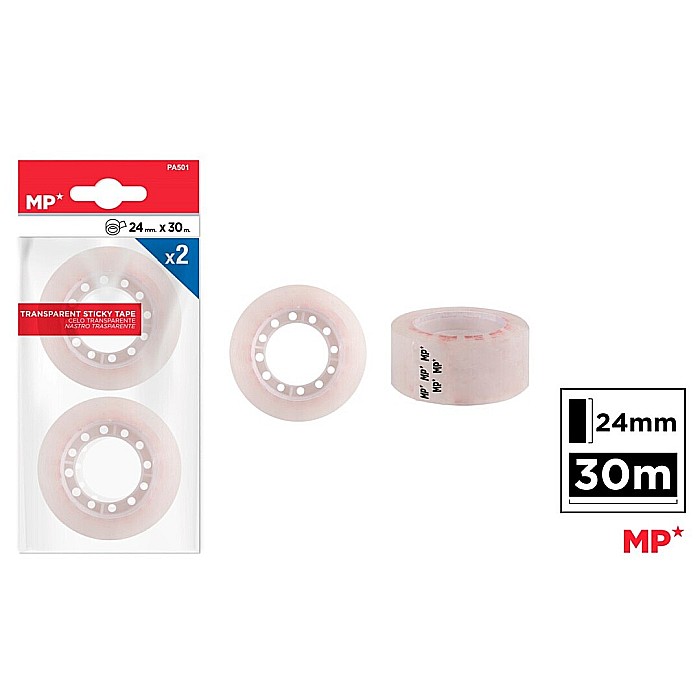 BANDA ADEZIVA IPB 24MM*30M TRANSPARENTA 2/SET PA501 [1]