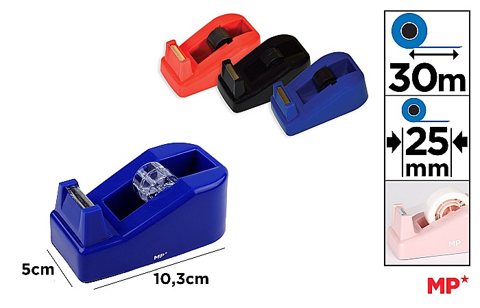 DISPENSER IPB PENTRU BANDA ADEZIVA 12*5CM DIVERSE CULORI PA129 [1]