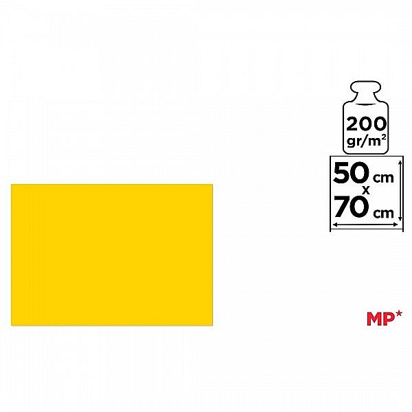 CARTON COLOR IPB 50*70CM 200GR GALBEN LAMAI PN432 [2]