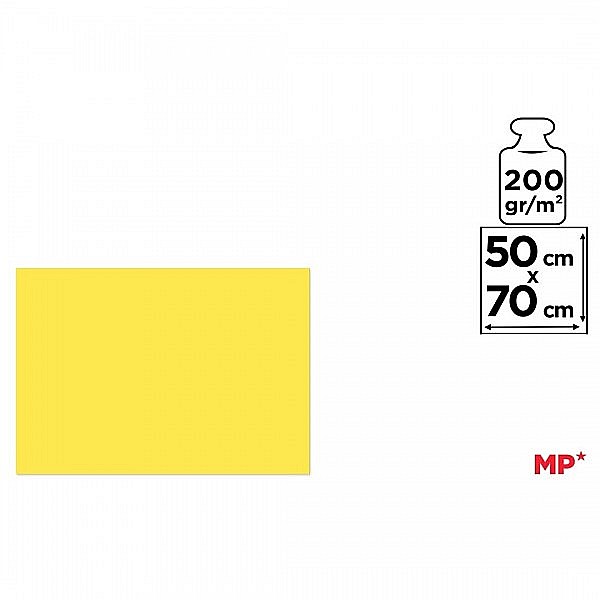 CARTON COLOR IPB 50*70CM 200GR GALBEN PN433 [2]