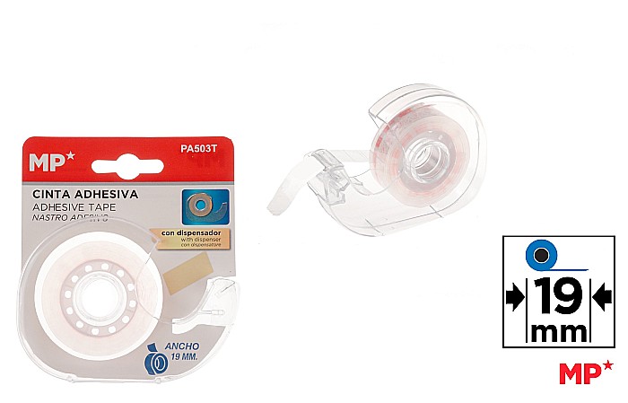 DISPENSER CU BANDA ADEZIVA IPB 18MM*30M TRANSPARENT PA503T [1]