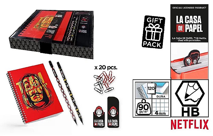 SET CADOU IPB 20 PIESE IN CUTIE LA CASA DE PAPEL NFCP029-01 [1]