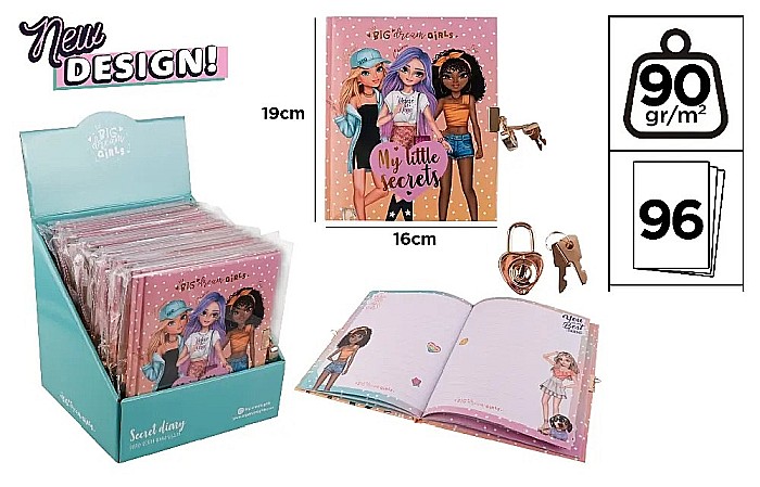 JURNAL CU LACAT MICUL MEU SECRET BIG DREAM GIRLS BD23007 [1]
