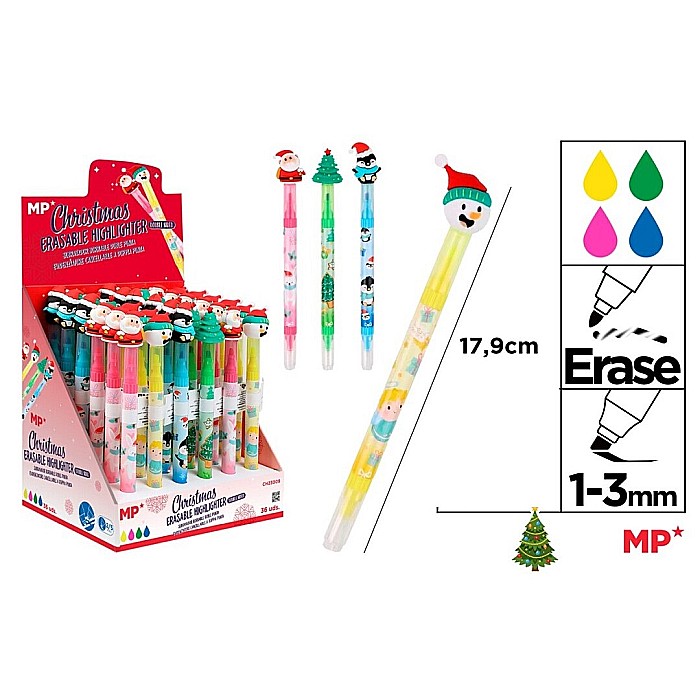 MARKER IPB 2 CAPETE 1-3MM CU RADIERA FIGURINE DE CRACIUN CH23009 [1]