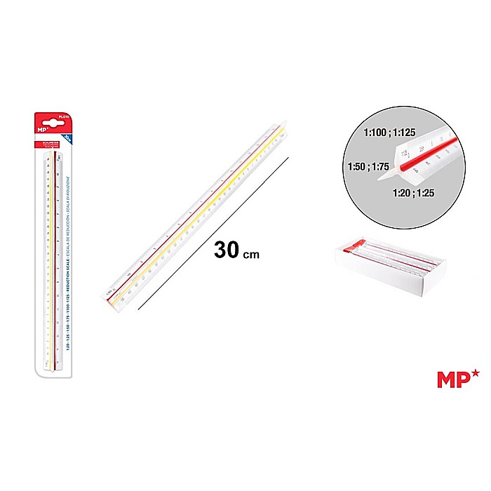 RIGLA PLASTIC IPB 30CM TRIUNGHIULARA 3 SCALE PL010 [1]