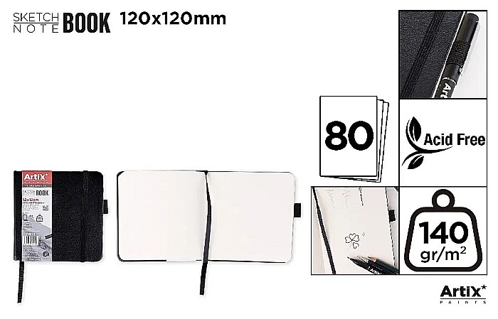 CAIET SCHITE IPB 140GR CU ELASTIC 12*12CM 80F ARTIX PB113 [1]