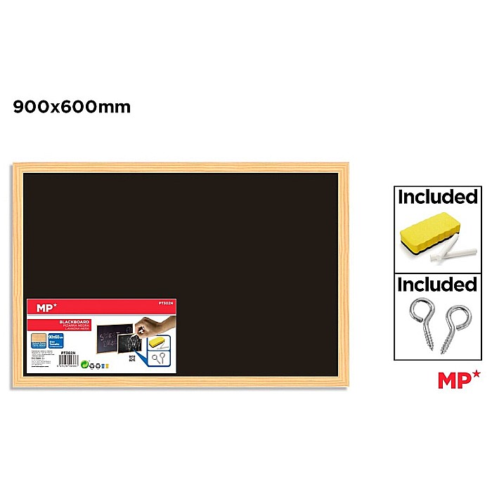 TABLA NEAGRA IPB 60*90CM CU CRETA RAMA LEMN PT302N [1]