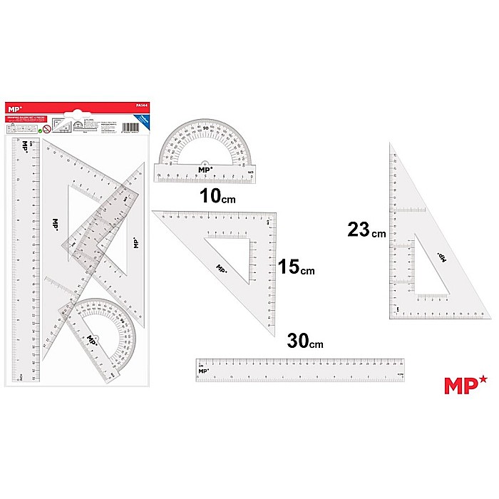 SET GEOMETRIE IPB 4 PIESE TRANSPARENT PA144 [1]