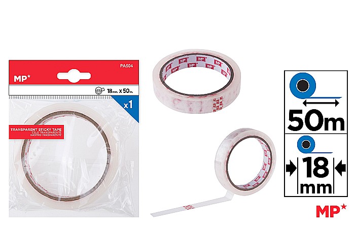 BANDA ADEZIVA IPB 18MM*50M TRANSPARENTA PA504 [1]