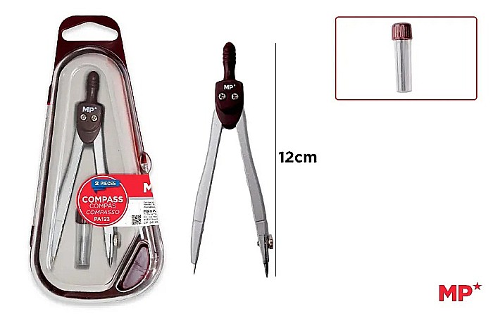 COMPAS IPB 120MM 2 PIESE MARO PA123 [2]