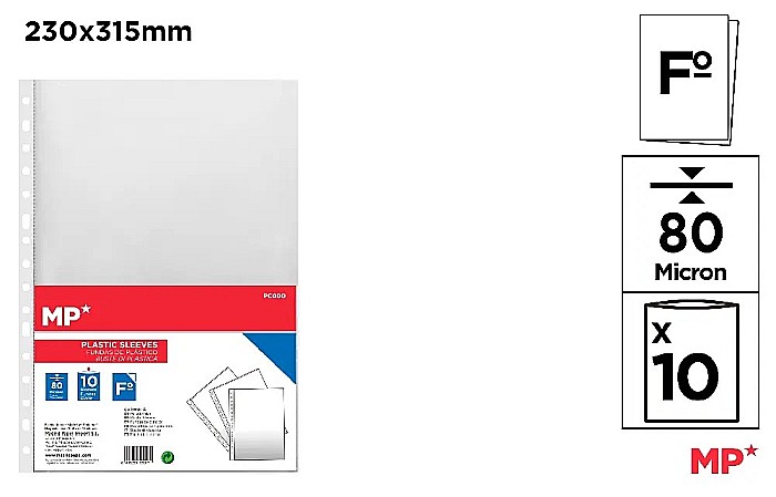 FOLIE PROTECTIE IPB A4+ 80 MIC 10/SET PC000 [1]