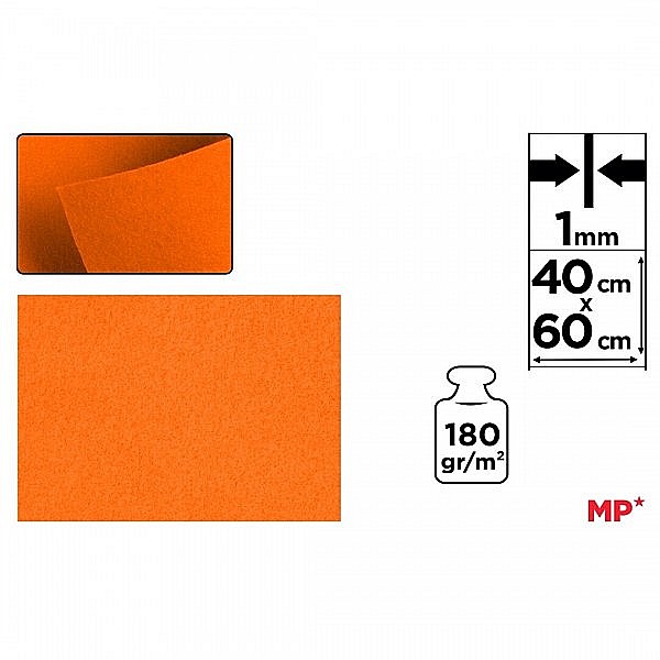 PASLA IPB 40*60CM 1MM PORTOCALIU PN667 [2]