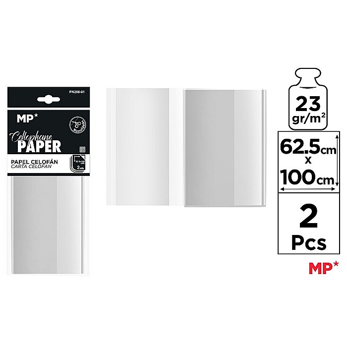 CELOFAN IPB 62.5*100CM 2/SET TRANSPARENT PN206-01 [1]