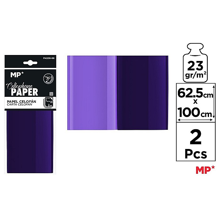 CELOFAN IPB 62.5*100CM 2/SET VIOLET PN206-06 [1]