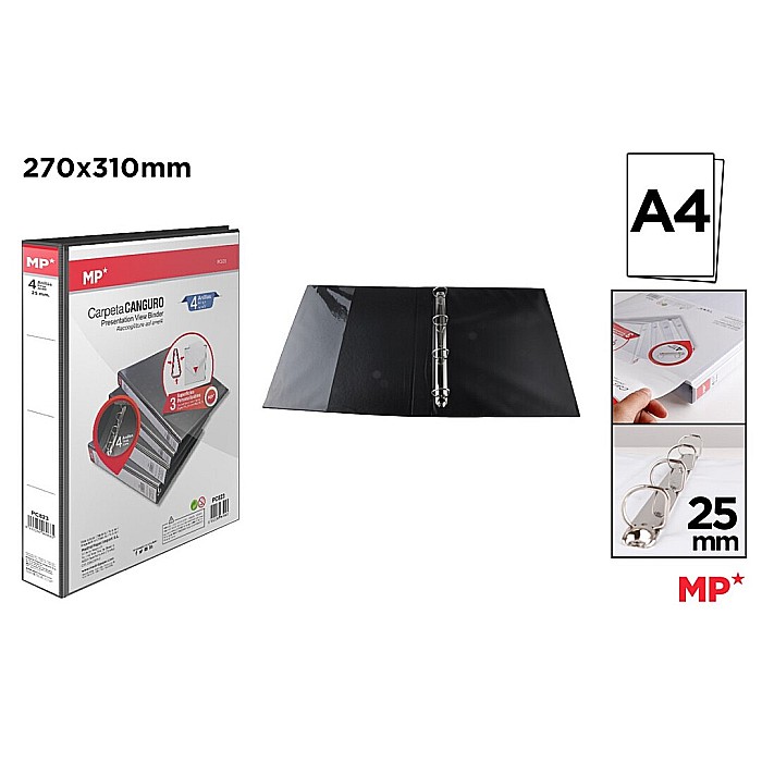 CAIET MECANIC A4 IPB 2.5CM 4 INELE NEGRU PC823 [1]