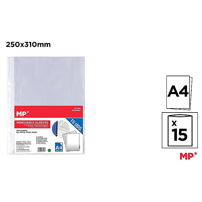 FOLII REZERVA PENTRU MAPA PREZENTARE CU SPIRA IPB 15/SET PC319R [1]