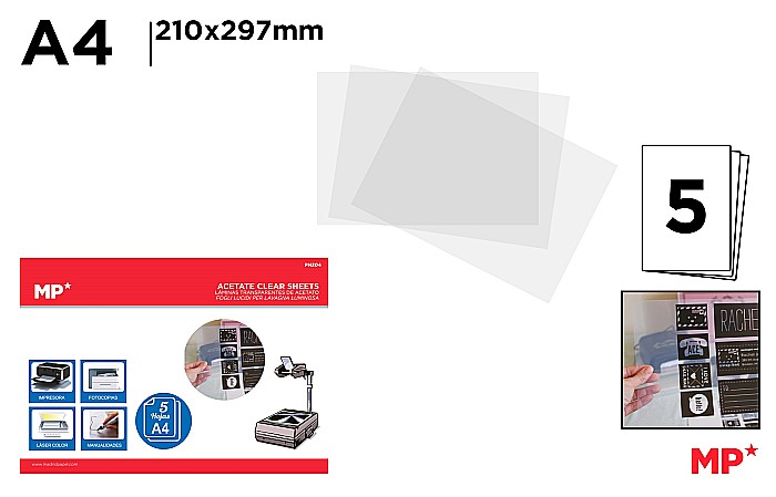 FOLIE PROIECTIE LASER/INKJET A4 IPB 100 MIC 5/SET PN204 [1]