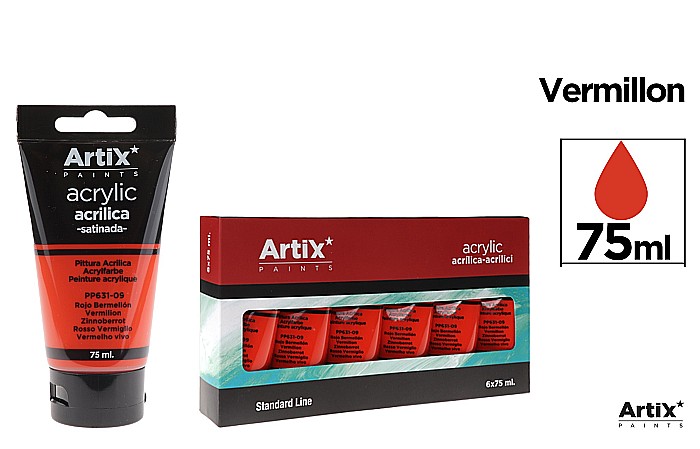 CULORI ACRILICE IPB 75ML ROSU VERMILON PP631-09 [1]