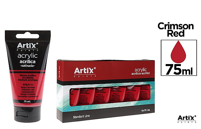 CULORI ACRILICE IPB 75ML ROSU CRIMSON PP631-11 [1]