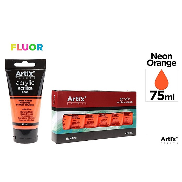 CULORI ACRILICE IPB 75ML PORTOCALIU NEON PP632-4 [1]