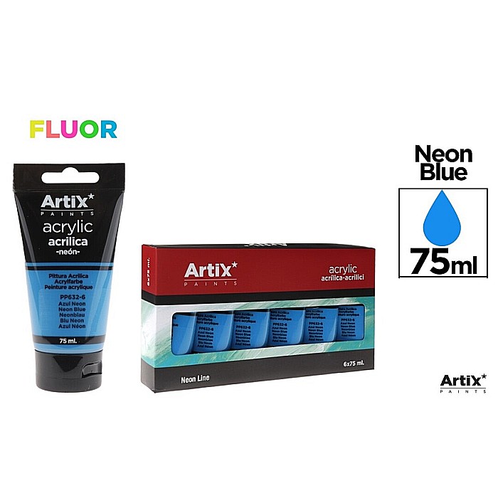 CULORI ACRILICE IPB 75ML ALBASTRU NEON PP632-6 [1]