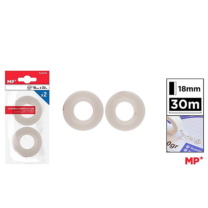 BANDA ADEZIVA IPB 18MM*30M INVIZIBILA 2/SET PA503R [1]