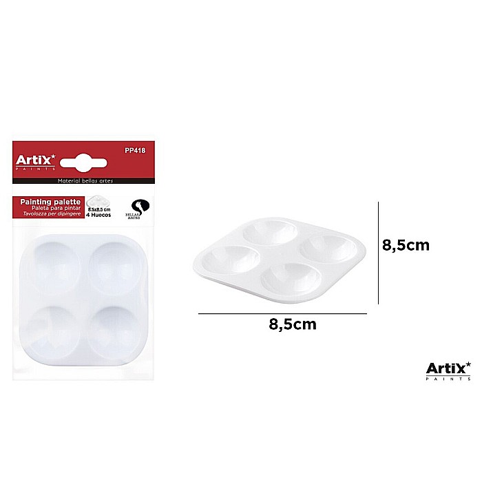 PALETA PICTURA IPB PLASTIC ALBA 4 SPATII PP418 [1]